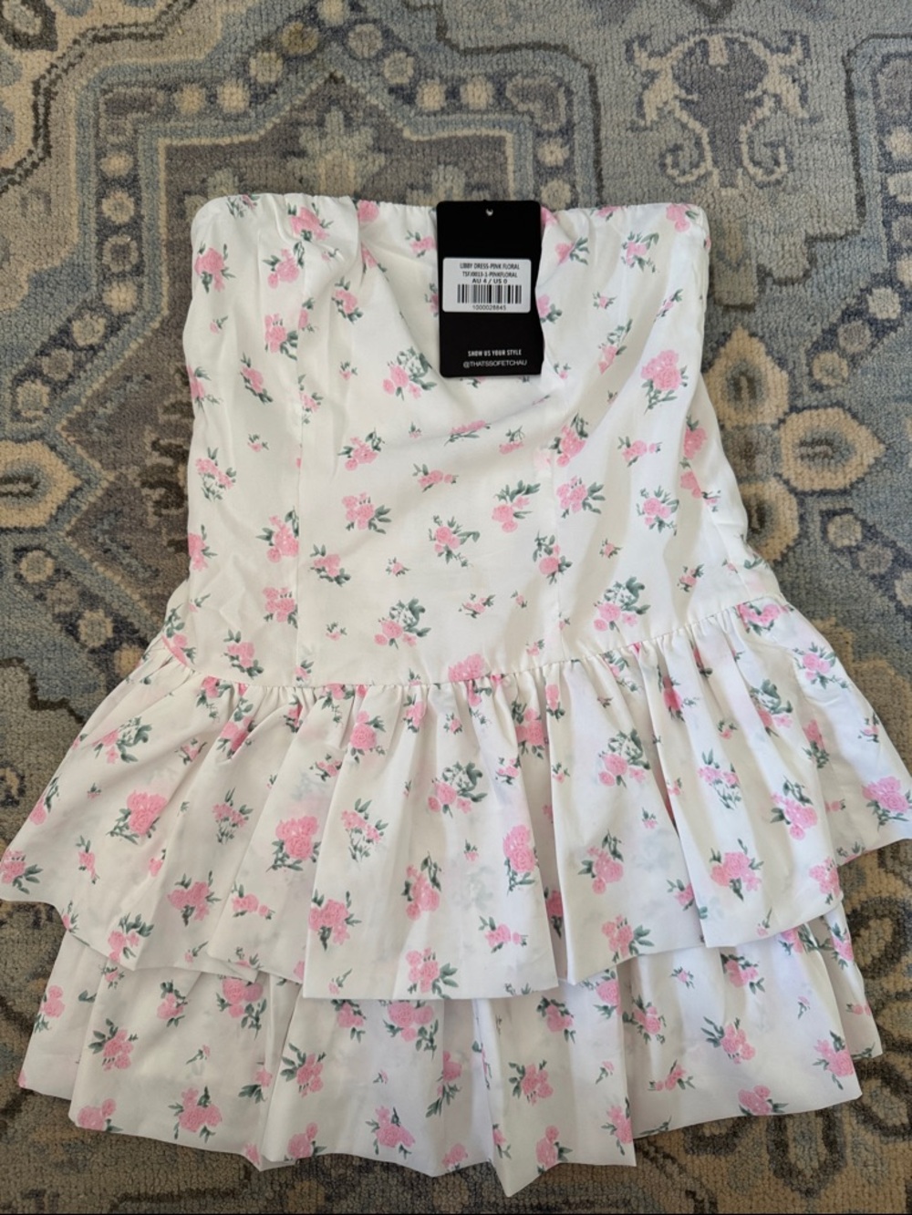 Libby Pink Floral Dress